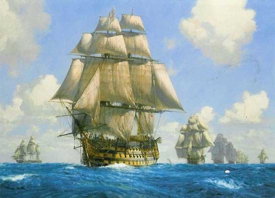 Victory on the Atlantic Chase, 1805