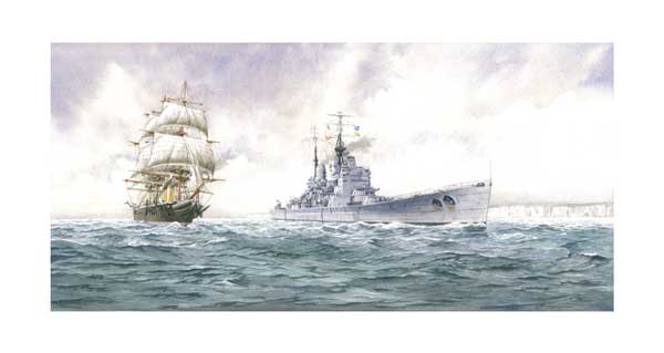 The First and Last Battleships - CARD - WIGSTON, John