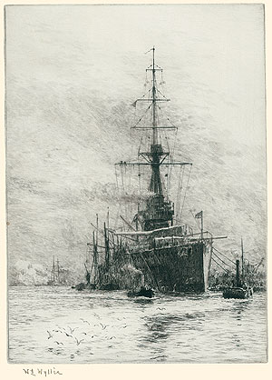 HMS Orion, Portsmouth 1912
