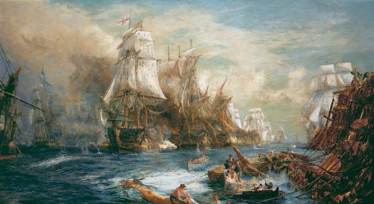 The Battle of Trafalgar - 2.30 PM